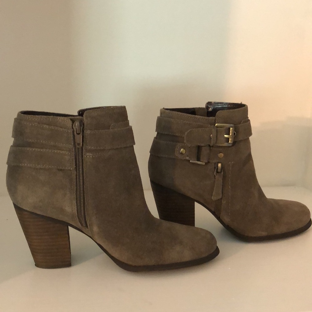 GUESS Floora Suede Ankle Boots - Picture 7 of 10